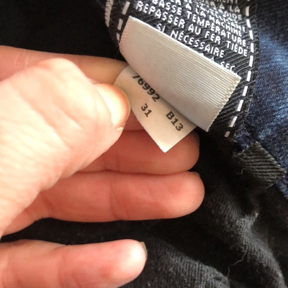 7 FOR ALL MANKIND Paxtyn Mid Rise Skinny Dark Wash Jeans Denim 31 - Picture 10 of 10